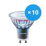 Multipack 10x Philips MASTER LED Spot ExpertColor GU10 PAR16 5.5W 355lm 36D - 927 Luz muy Cálida | Mejor reproducción de color - Regulable - Reemplazo 50W