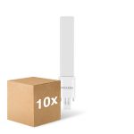 Multipack 10x Noxion Lucent PL-S LED 4.3W - 840 Blanco Frio | 2-Pines - Reemplazo 9W