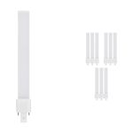 Multipack 10x Ledvance Dulux S LED 6W - 830 Luz Cálida | 2-Pines - Reemplazo 11W