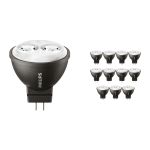 Multipack 12x Philips Master LED Foco GU4 MR11 3.5W 200lm 24D - 827 | Reemplazo 20W
