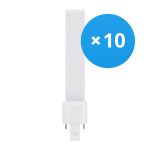 Multipack 10x Ledvance Dulux-S LED 4W - 840 Blanco Frio | 2-Pines - Reemplazo 9W