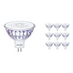 Multipack 10x Philips Master Value LED Foco GU5.3 MR16 7.5W 660lm 36D - 940 Blanco Frio | Mejor reproducción de color - Regulable - Reemplazo 50W