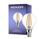 Noxion Lucent Lustre LED E14 Esférica con Filamento Clara 2.5W 250lm – Regulable - Reemplazo 25W