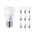 Multipack 10x Philips Corepro LED Lustre E27 Esférica Mate 2.8W 250lm - 827 Luz muy Cálida | Reemplazo 25W