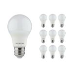 Multipack 10x Noxion Lucent Classic LED E27 Pera Mate 4.9W 480lm - 830 Luz Cálida | Reemplazo 40W