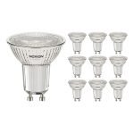 Multipack 10x Noxion PerfectColor Foco LED GU10 PAR16 3W 230lm 36D - 927 Luz muy Cálida | Mejor reproducción de color - Regulable - Reemplazo 35W