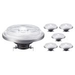 Multipack 6x Philips MASTER LED Foco G53 AR111 10.8W 620lm 40D - 930 Luz Cálida | Mejor reproducción de color - Regulable - Reemplazo 50W