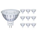Multipack 10x Philips Corepro LED Foco GU5.3 MR16 4.4W 390lm 36D - 840 Blanco Frio | Reemplazo 35W