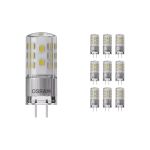 Multipack 10x Osram Parathom LED Pin GY6.35 3.8W 470lm - 827 Luz Muy Cálida | Regulable - Reemplazo 40W