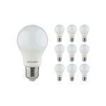 Multipack 10x Noxion Lucent Classic LED E27 Pera Mate 8.5W 806lm - 830 Luz Cálida | Reemplazo 60W