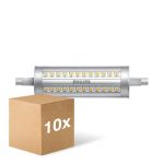 Multipack 10x Philips Corepro LED Lineair R7s 118mm 14W 2000lm - 830 Luz Cálida | Regulable - Reemplazo 120W