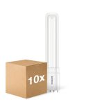 Multipack 10x Philips Corepro PL-L LED 8W 960lm - 830 Luz Cálida | 4-Pines - Reemplazo 18W