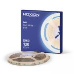 Noxion Tiras LED Naga 5 Metro 24V - 120LEDs/m - 9.6W/m - 940 Blanco Frio | 8mm - IP65 - Mejor Reproducción De Color - SMD2835