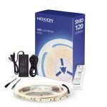 Noxion Tiras LED Naga 5 Metro Set completo - Smart Wifi - 24V - 120LEDs/m - 9.6W/m - 940 Blanco Frio | 8mm - IP20 - Mejor Reproducción De Color - SMD2835