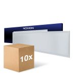 Multipack 10x Noxion Panel LED Ecowhite V4.0 28W 3360lm - 830-840-865 CCT | 120x30cm - UGR <19
