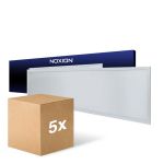 Multipack 5x Noxion Panel LED Ecowhite V4.0 28W 3360lm - 830-840-865 CCT | 120x30cm - UGR <19