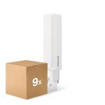 Multipack 9x Philips CorePro PL-C LED 6.9W 700lm - 830 Luz Cálida | 2-Pines - Reemplazo 18W