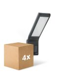 Multipack 4x Steinel Proyector LED XLED Home Antracita 10.5W 550lm - 830 Luz Cálida | IP44 - Sensor De Movimiento - Simétrico