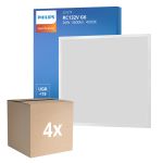 Multipack 4x Philips Panel LED CoreLine RC132V 26W 3600lm - 840 Blanco Frio | 60x60cm - UGR <19