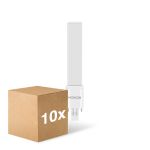 Multipack 10x Noxion Lucent PL-S LED 4.3W - 827 Luz Muy Cálida | 2-Pines - Reemplazo 9W