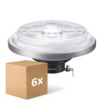 Multipack 6x Philips MASTER LED Foco G53 AR111 14.8W 875lm 24D - 930 Luz Cálida | Mejor reproducción de color - Regulable - Reemplazo 75W