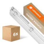 Multipack 6x Ledvance Pantalla LED Estanca Prueba De Vapor 26W 3500lm - 840 Blanco Frio | 150cm