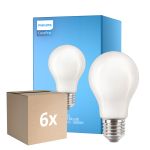 Multipack 6x Philips Corepro LED Bulbo E27 Pera Mate 10.5W 1521lm - 840 Blanco Frio - Reemplazo 100W