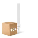 Multipack 10x Noxion Lucent PL-S LED  6W - 830 Luz Cálida | 2-Pines - Reemplazo 11W