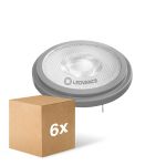 Multipack 6x Ledvance Foco LED G53 AR111 11.7W 800lm 40D - 930 Luz Cálida | Mejor reproducción de color - Regulable - Reemplazo 75W