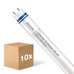 Multipack 10x Philips Tubo LED T8 MASTER (HF) High Output 8W 1050lm - 840 Blanco Frio | 60cm - Reemplazo 18W