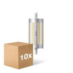 Multipack 10x Philips Corepro LED Lineair R7s 118mm 17.5W 2460lm - 840 Blanco Frio | Regulable - Reemplazo 150W