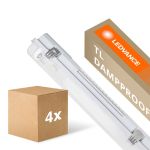 Multipack 4x Ledvance Pantalla LED Estanca Prueba De Vapor Alojamiento Performance | Apta Para 1x120cm Tubo LED