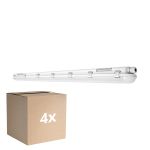 Multipack 4x Ledvance Pantalla LED Estanca Prueba De Vapor 58W 8000lm - 840 Blanco Frio | 150cm