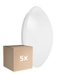 Multipack 5x Ledvance Surface Circular 350 18W 830 1440lm Blanco IP44 | con Sensor - Luz Cálida - Reemplazo 2x18W