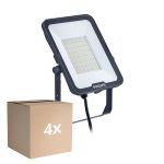 Multipack 4x Philips Proyector LED Ledinaire BVP167 70W 8400lm 110D - 830-840-865 CCT | IP65 - Simétrico