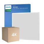 Multipack 4x Philips Panel LED CoreLine RC132V 22/31W 2900-4300lm - 830-835-840 CCT | 60x60cm - UGR <19 - Potencia Seleccionable 