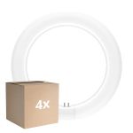 Multipack 4x Ledvance Tubo LED T9 Value Circular (EM/Mains) 11W 1320lm - 840 Blanco Frio | Reemplazo 22W