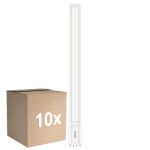 Multipack 10x Philips Corepro PL-L LED 24W 3400lm - 865 Luz De Día | 4-Pines - Reemplazo 55W