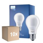 Multipack 10x Philips Classic LED Bulbo E27 Pera Mate 4.5W 470lm - 827 Luz muy Cálida | Reemplazo 40W