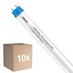 Multipack 10x Philips Tubo LED T8 CorePro (EM/Mains) High Output 24W 2500lm - 830 Luz Cálida | 150cm - Reemplazo 58W