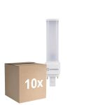 Multipack 10x Ledvance DULUX-D LED 5W - 830 Luz Cálida | 2-Pines - Reemplazo 10W