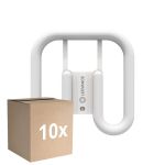 Multipack 10x Ledvance DULUX-SQ LED 13W - 830 Luz Cálida | 2-Pines - Reemplazo 28W
