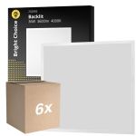 Multipack 6x Bright Choice Panel LED V2 Backlit 36W 3600lm - 840 Blanco Frio | 60x60cm - UGR <22