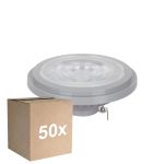 Multipack 50x Noxion Foco LED G53 AR111 7.4W 450lm 24D - 930 Luz Cálida | Mejor Reproducción De Color - Regulable - Reemplazo 50W