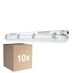 Multipack 10x Ledvance Pantalla LED Estanca Prueba De Vapor Value 9W 1080lm - 840 Blanco Frio | 60cm 