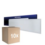 Multipack 10x Noxion Panel LED Delta Value V5 28W 3920lm - 830-840 CCT | 120x30cm - UGR<19 - Backlit