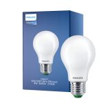 Philips Master Ultra Efficient LED E27 Pera Mate 4W 840lm - 827 Luz Muy Cálida | Regulable - Reemplazo 60W