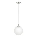Eglo Colgante De Luz Rondo Acero Níquel Satinado | Apta para E27