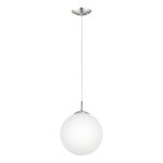 Eglo Colgante De Luz Rondo Acero Níquel Satinado | Apta para E27