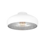 Eglo Luz de techo Mogano Blanco, Plata | Apta para E27